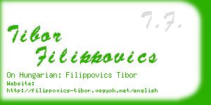 tibor filippovics business card